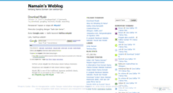Desktop Screenshot of namain.wordpress.com