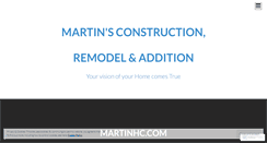 Desktop Screenshot of martinsconstruction.wordpress.com