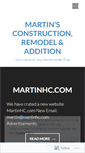 Mobile Screenshot of martinsconstruction.wordpress.com