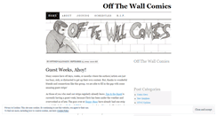 Desktop Screenshot of offthewallcomics.wordpress.com
