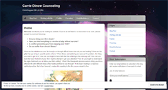 Desktop Screenshot of carriedinow.wordpress.com