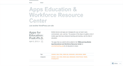 Desktop Screenshot of edappscenter.wordpress.com