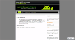 Desktop Screenshot of androidanonymous.wordpress.com