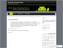 Tablet Screenshot of androidanonymous.wordpress.com