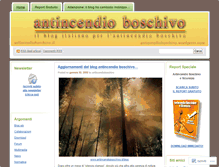 Tablet Screenshot of antincendioboschivo.wordpress.com