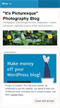 Mobile Screenshot of itspicturesquephotography.wordpress.com