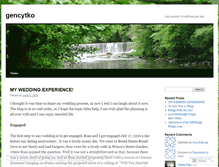 Tablet Screenshot of gencytko.wordpress.com