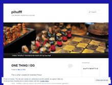 Tablet Screenshot of pihufff.wordpress.com
