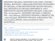 Tablet Screenshot of curedenti.wordpress.com