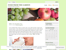 Tablet Screenshot of foodfromthegarden.wordpress.com