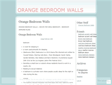 Tablet Screenshot of orangebedroomwallsmkx.wordpress.com