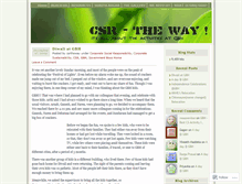 Tablet Screenshot of csrtheway.wordpress.com