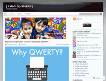 Tablet Screenshot of amien7.wordpress.com