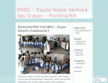 Tablet Screenshot of ensg.wordpress.com