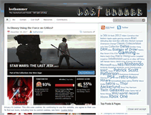 Tablet Screenshot of losthammer.wordpress.com