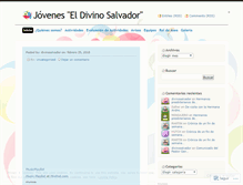 Tablet Screenshot of divinosalvador.wordpress.com