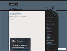 Tablet Screenshot of 9320k.wordpress.com