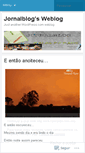 Mobile Screenshot of jornalblog.wordpress.com