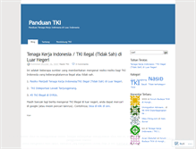 Tablet Screenshot of panduantki.wordpress.com