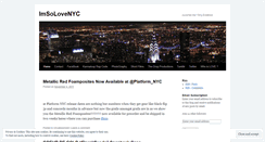 Desktop Screenshot of imsolovenyc.wordpress.com