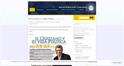 Desktop Screenshot of mejorpolitico.wordpress.com