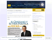 Tablet Screenshot of mejorpolitico.wordpress.com