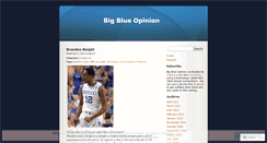 Desktop Screenshot of bigblueopinion.wordpress.com