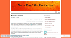 Desktop Screenshot of farcenter.wordpress.com