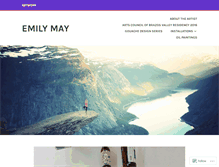 Tablet Screenshot of emilymay.wordpress.com