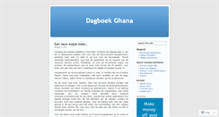 Desktop Screenshot of dagboekghana.wordpress.com