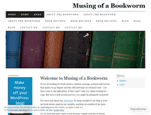 Tablet Screenshot of musingofabookworm.wordpress.com