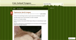 Desktop Screenshot of cuteanimaltongues.wordpress.com