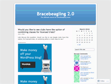 Tablet Screenshot of bracebeagling.wordpress.com