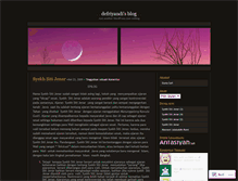 Tablet Screenshot of defriyandi.wordpress.com