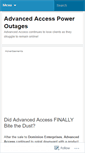 Mobile Screenshot of aapoweroutage.wordpress.com