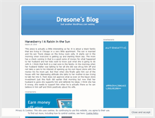 Tablet Screenshot of dresone.wordpress.com