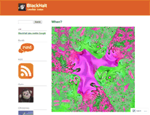 Tablet Screenshot of blackhalt.wordpress.com