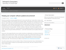Tablet Screenshot of johnsonscomputers.wordpress.com
