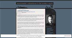 Desktop Screenshot of peacockpete.wordpress.com