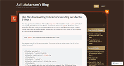 Desktop Screenshot of adilmukarram.wordpress.com