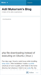 Mobile Screenshot of adilmukarram.wordpress.com