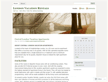 Tablet Screenshot of londonvacationapartmentrentals.wordpress.com