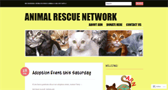 Desktop Screenshot of animalrescuenetwork.wordpress.com