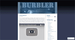 Desktop Screenshot of burbler.wordpress.com