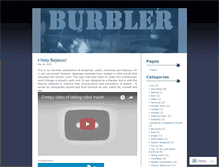 Tablet Screenshot of burbler.wordpress.com