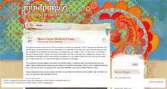 Desktop Screenshot of mindpurged.wordpress.com