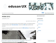 Tablet Screenshot of edusan.wordpress.com
