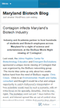 Mobile Screenshot of marylandbiotech.wordpress.com
