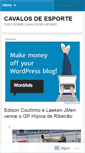 Mobile Screenshot of cavalodesporte.wordpress.com
