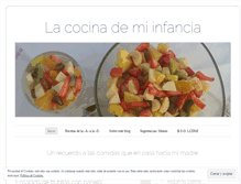 Tablet Screenshot of lacocinademiinfancia.wordpress.com